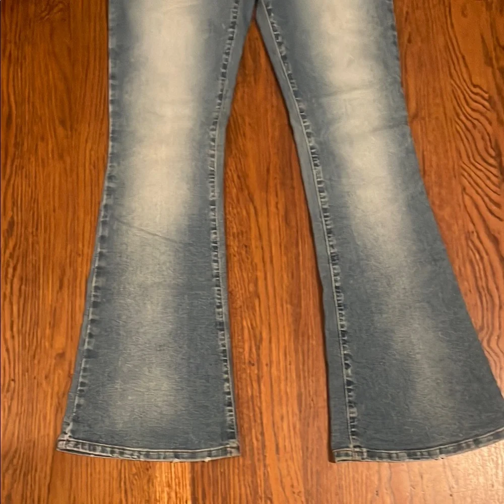 Miss Sixty Light Blue Flare Jeans - Picture 3 of 7